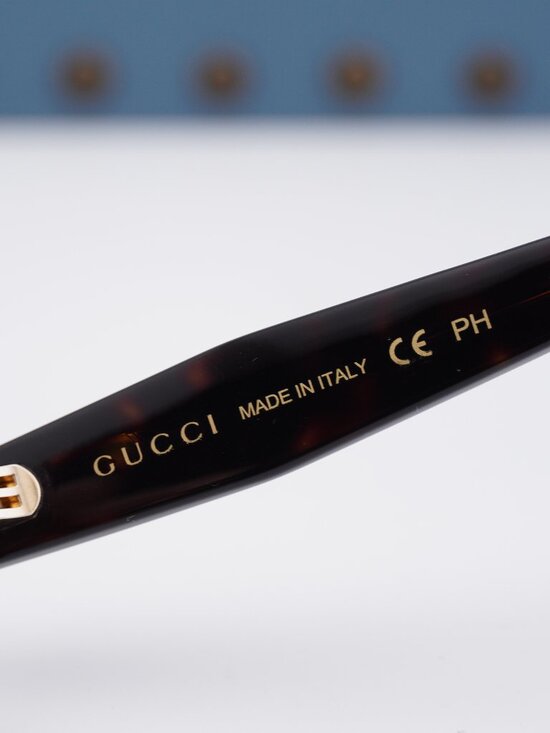 Gucci GG0799S 001 Square Sunglasses - Havana / Photochromic main image 10